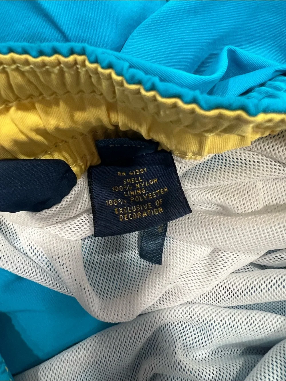 Polo by Ralph Lauren Bright Aqua Swim Trunks